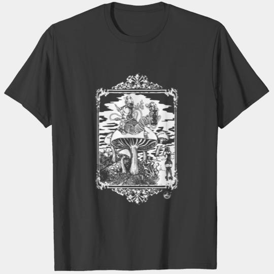 SFYNX - Alice in Wonderland Mushroom - EDM Rave T-Shirt T-shirt