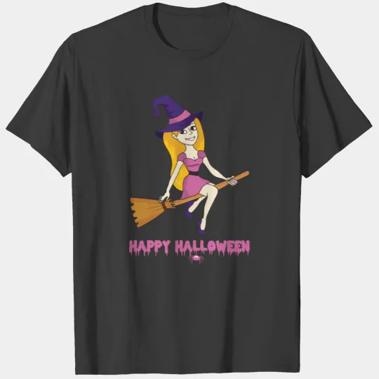 Halloween Witch Monster Zombie Horror T-shirt