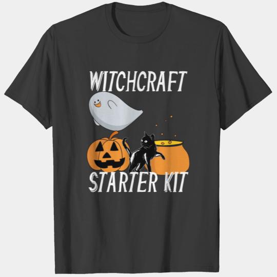 Witchcraft Starter Kit Cat Witch Funny design For T-shirt