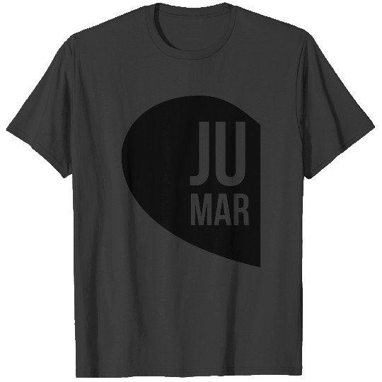 Just Married left T-shirt