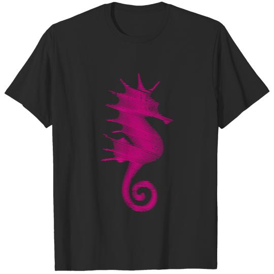 Discover sea horse gift sea birthday children T-shirt