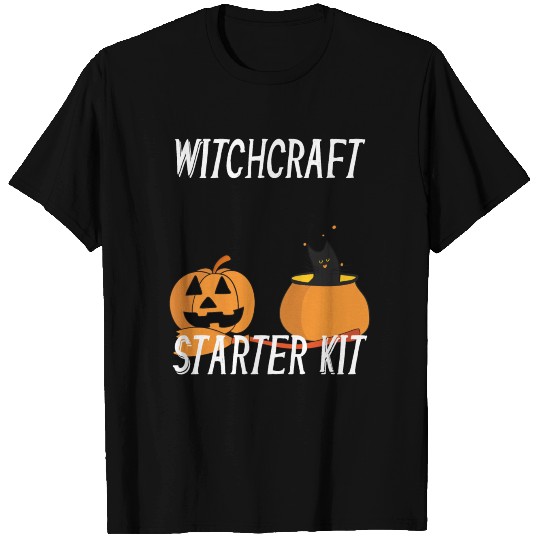 Witchcraft Starter Kit Cat Witch Funny design For T-shirt