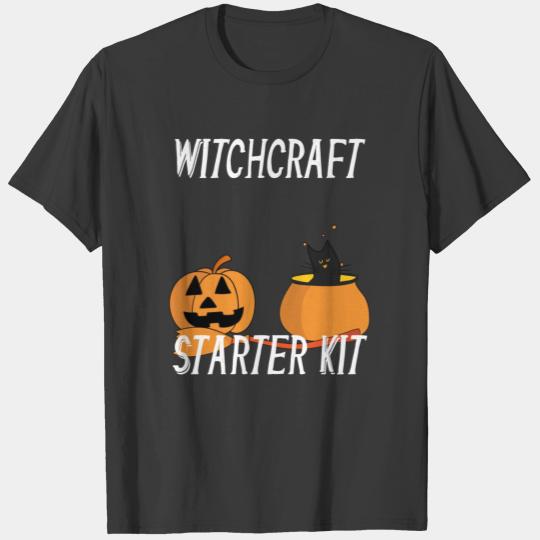 Witchcraft Starter Kit Cat Witch Funny design For T-shirt