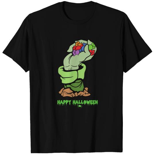 Halloween Candy Sweets Monster Zombie Horror T-shirt