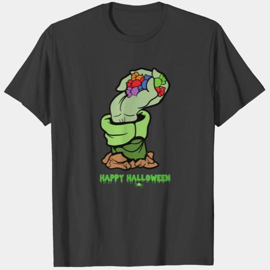 Halloween Candy Sweets Monster Zombie Horror T-shirt