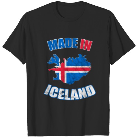 Discover Iceland flag made in Iceland T-shirt
