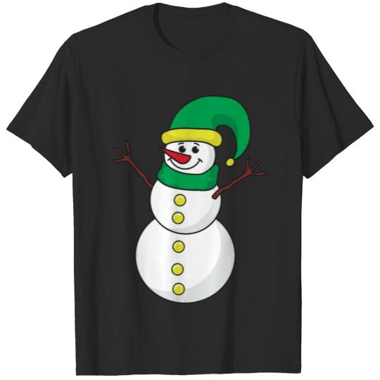 Discover Funny Snowman Winter Snow Christmas Xmas T-shirt