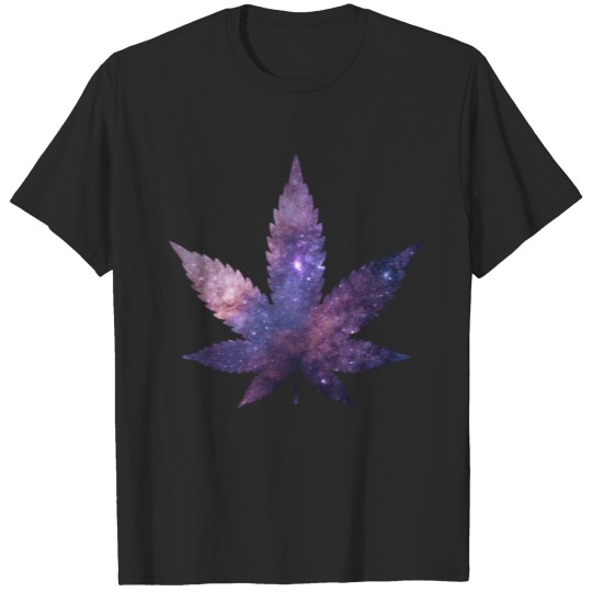 Cannabis - Galaxy Space Weed Stoner Gift T-shirt