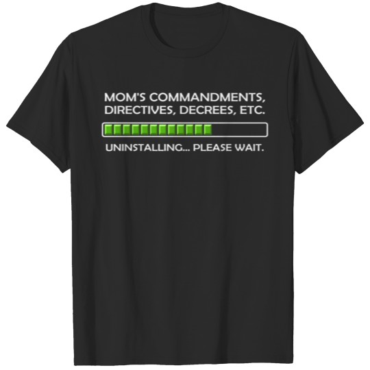 Discover Uninstalling Commandments T-shirt