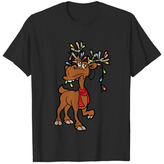 Discover Funny Cute Reindeer Christmas Xmas T-shirt