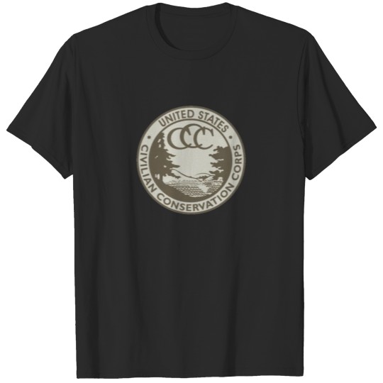 Discover Civilian Conservation Corps Shirt Vintage Mens 1940s America Gift TShirt T-shirt