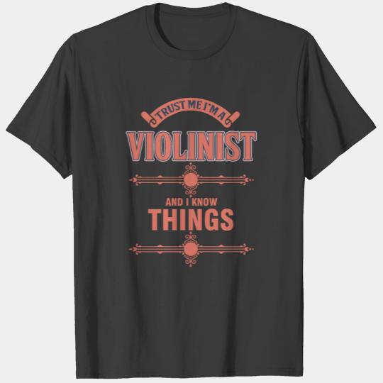 Violinist Violin Player Musician Music Gift T-shirt