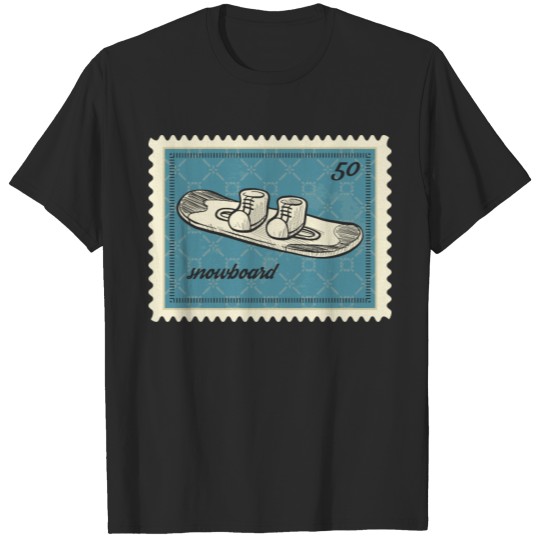 Discover Stamp collection Snowboard T-shirt