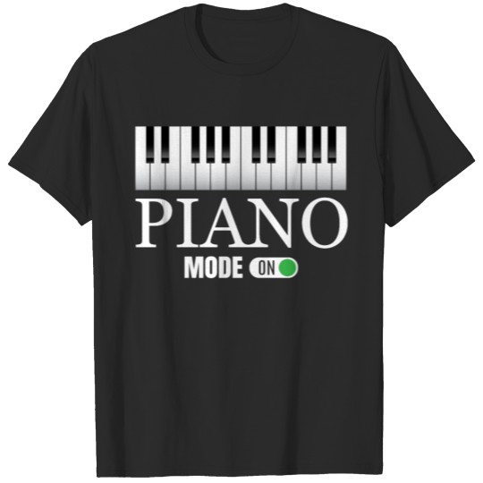 Discover Piano Mode On T-shirt
