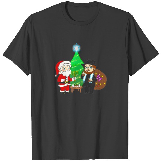 Merry Christmukkah - Jewish Christmas Santa T-shirt