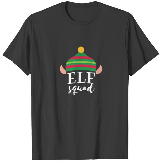 Elf Squad Funny Christmas T-shirt