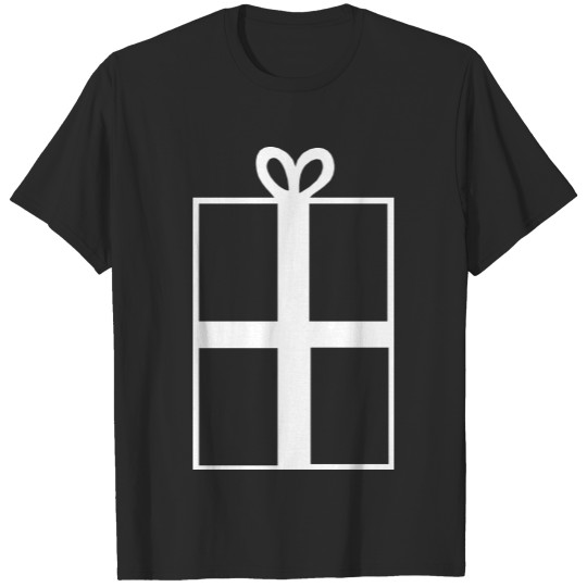 Discover Square gift with a bow T-shirt