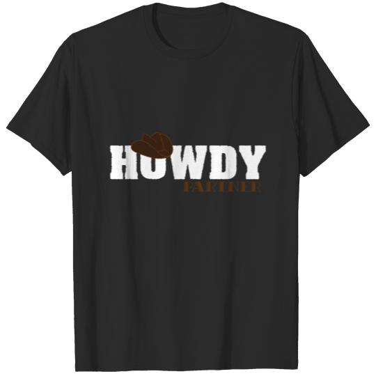 Discover Funny & Cute Partner Tshirt Design Howdy partner T-shirt