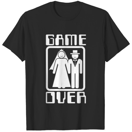 Discover Game Over T Shirt Funny Wedding Bachelor Party T-shirt