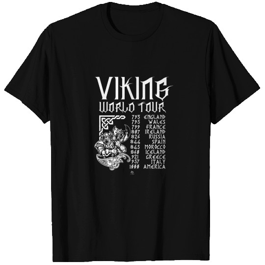 Viking world tour gift T-shirt