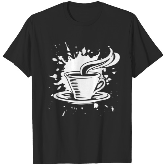Discover coffee cup caffeine addicted hot drink delicious T-shirt