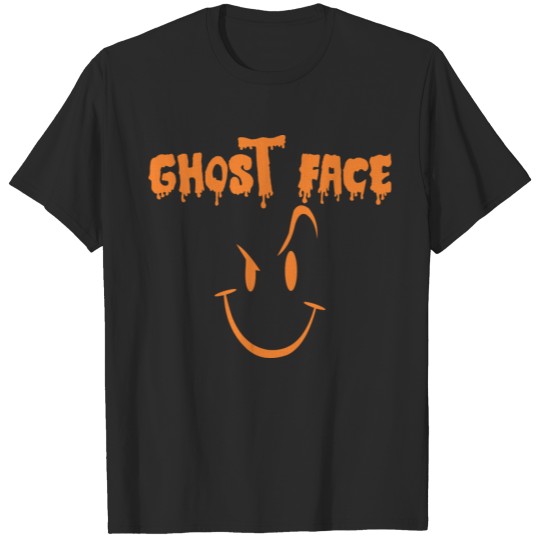 spooky ghost face T-shirt