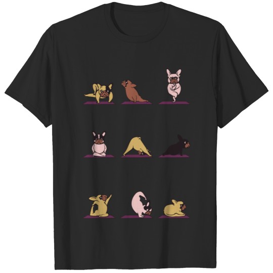 Discover Frenchie Yoga T-shirt