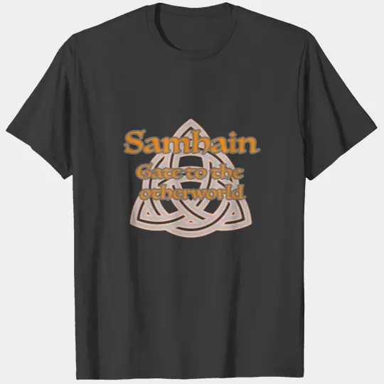 Samhain Halloween Celtic Trick Treats Pumpkin Gift T-shirt