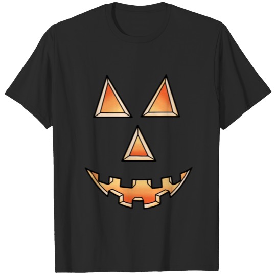 Discover Halloween Jack O'Lantern Face Halloween T-shirt