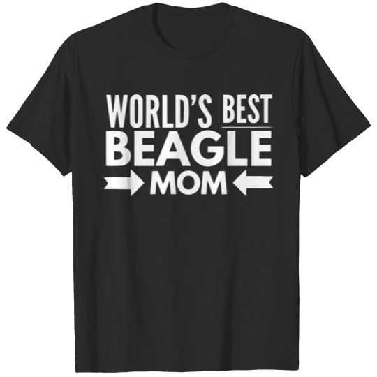 Discover beagle mom white T-shirt