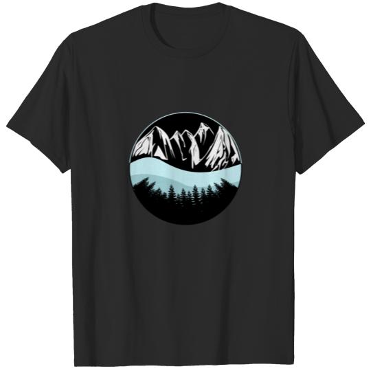 Discover Mountains, snow and the sea T-shirt