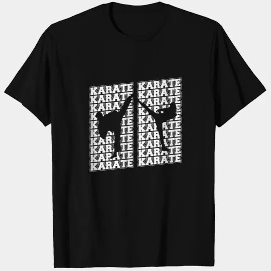 karate martial arts gift sportsman master kick T-shirt
