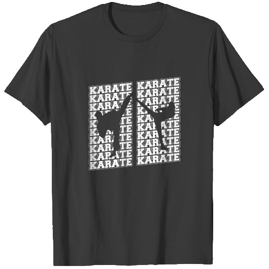 karate martial arts gift sportsman master kick T-shirt