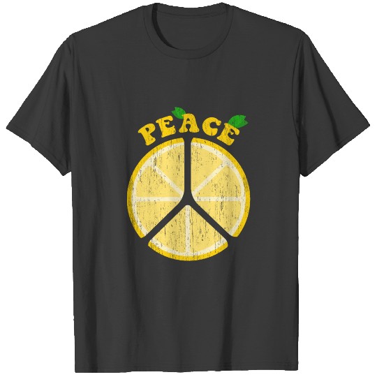 Peace Lemons Lemon Kids Children Design T-shirt