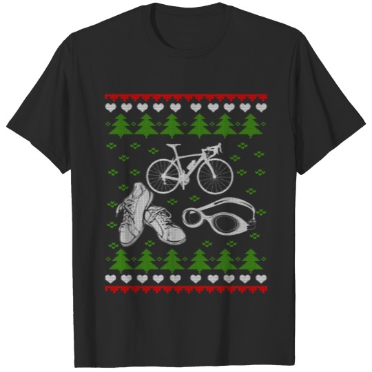 Discover Triathlon Shirt - Triathletes - Ugly Christmas T-shirt