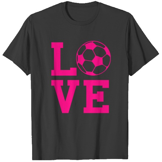 Discover Love Soccer Girls Design T-shirt