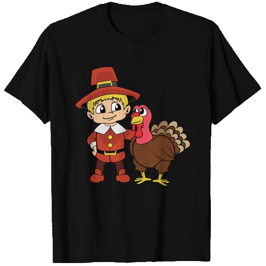 Funny Cool Cute Turkey Thanksgiving T-shirt