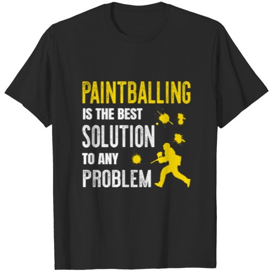 Discover Paintball Team balls gift balls mask marker T-shirt