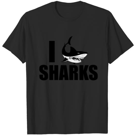 Discover I Love Sharks T-shirt