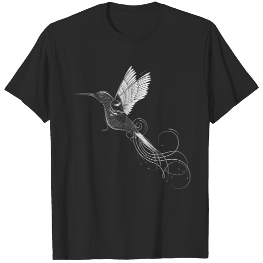 Discover fanciful hummingbird T-shirt