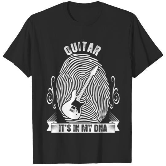 Discover Guitar Its In My DNA Tshirt T-shirt