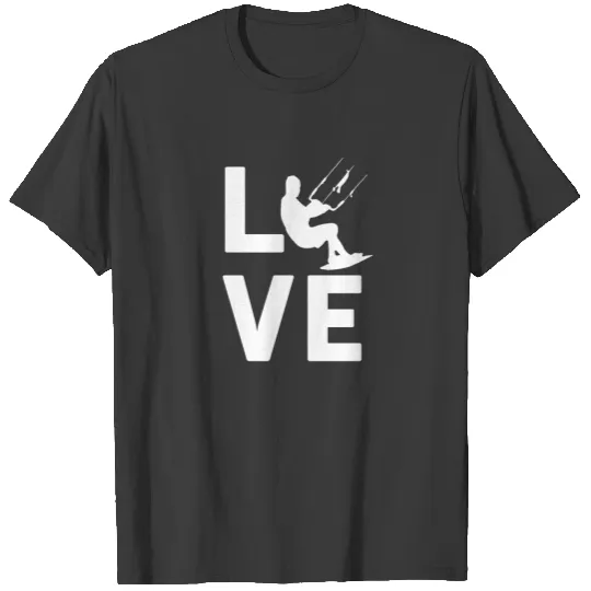 Discover KITESURFING LOVE - Graphic Shirt T-shirt