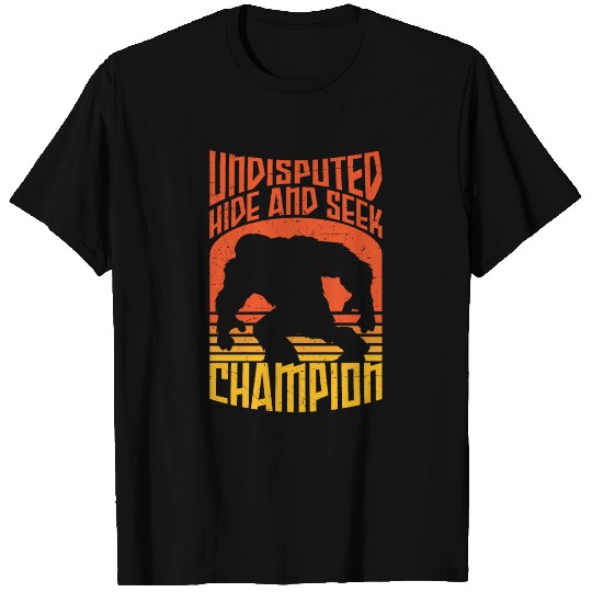 Bigfoot - Undisputed Hide And Seek Champion T-shirt