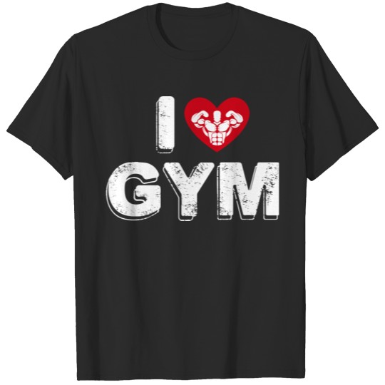 Discover Funny Aerobics - I Love Gym - Workout Humor T-shirt