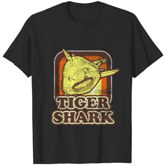 Discover Tiger Shark Animal Shark Fin Sharks Fish Sea Gift T-shirt