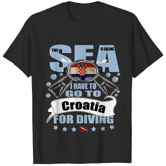 Discover Sea is calling Croatia T-shirt