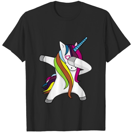 Discover Dabbing Unicorn Dancing Disco Party T-shirt