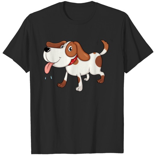 Discover cute cartoon dog T-shirt