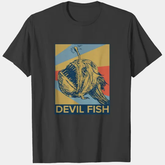 Devil Fish Animal Sea Monster Ocean Fishing Gift T-shirt