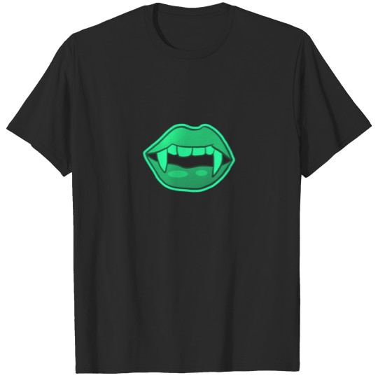 Discover Sexy Halloween vampire lips blood T-shirt